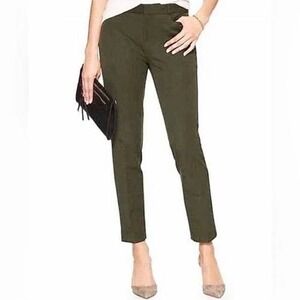 Banana Republic Sloan ARMY JACKET‎ Green Pants Slim Ankle Career Size 4